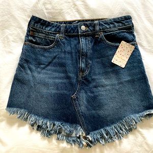 Free People Denim Skirt